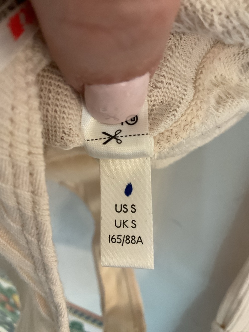 Intimately Free People “Pointelle Me About It” Bodysuit, Size S, Cream/Ivory - Picture 8 of 9
